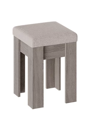 Банкетка Ганновер (Дуб Сонома трюфель/Рогожка Capri Бежевая)