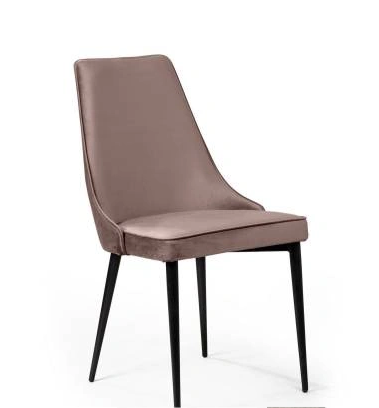 Стул "Oliver"(Оливер) Barkhat 25,Опора конус, цвет черный, матовый)