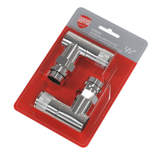 Набор дизайн-вентилей PIANO, угловой (хром) 1/2"(_10_)