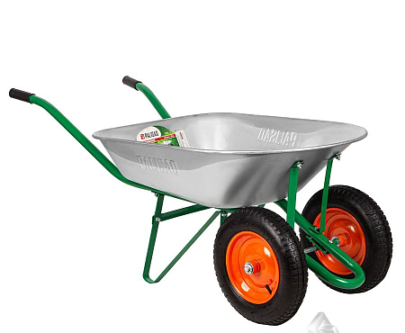 Тачка садовая, 2-х колесная, грузоподъемность 170 кг, объем 78 л// Palisad