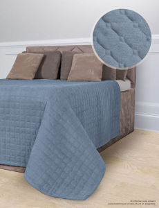 Покрывало "Luxor" стеганое диз. №16-4019 Лазурь (240х210)