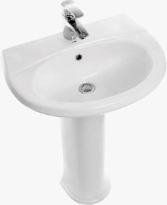 Раковина с пьедесталом Виктория 60 ВКС Белый S1