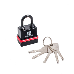 Замок навесной БУЛАТ ВС 3-Н45 ПЛ всепогодный 5кл. d=6мм (72,6)