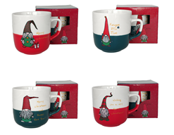 Кружка "Рождественские гномы" 360 мл