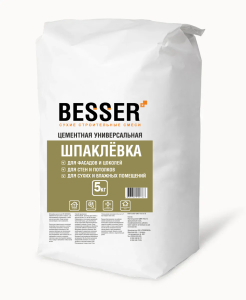 Шпаклевка цементная ТМ BESSER 3 кг (5)