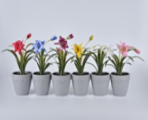 Растение искусственное в кашпо h=25см микс арт.10922-5742 Код269678