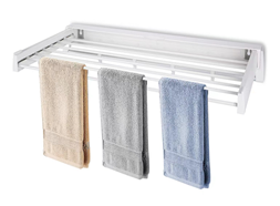 Сушилка для белья настенная раздвижная Loka 80*10,5*40 мм, белая, металл