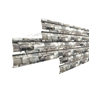 Сайдинг МП СК-14*226 (ЭС-01-Белый камень-0.5) 0,26*4 м.(10) (1шт=1,04м2)