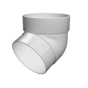 Колено сливное, белый RAL 9003 GL Standart 120/87 ПВХ (30)