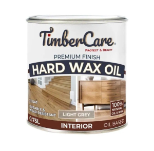 Защитное масло с твердым воском TimberCare Hard Wax Oil Светло-сер 0,75л (4)