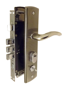 Замок врезной MARLOK ЗВ-7.02 ОР ДКД автомат в компл. с ручками левый (12)