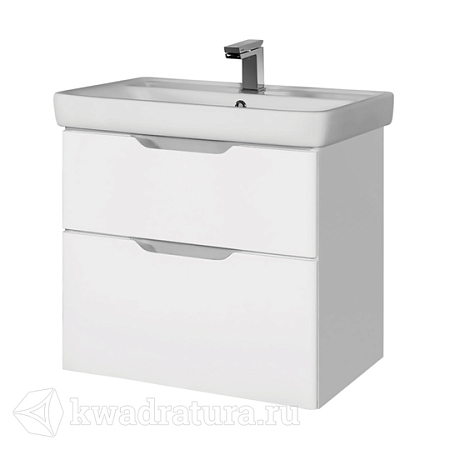 Тумба Dreja Q 70 подвесная (2 ящ) + ум. Dreja Q 70 (1)