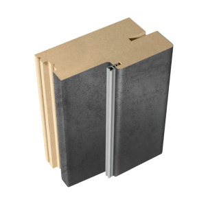 Коробка телескоп. с упл. 74х26х2100мм Темно-серый Муар экошпон (2)