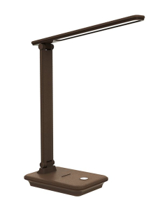 Светильник настольный светодиодный на подставке, 9В, NL25 broun (_8_)