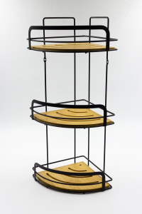 Полка 3-ярусная угловая , бамбук