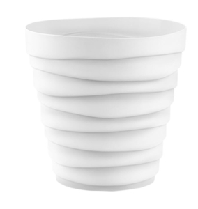 Кашпо "Бархан" (2,25л) Цв. Белый (Арт. КШ-4338)