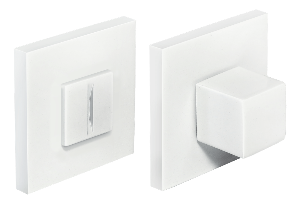 Завёртка сантехн на квадр планке 6 мм, MH-WC-S6 W, белый