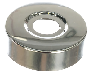 Чашка декоративная (отражатель) 1 2 цилиндр средний (нержавеющая сталь, хром), MP-У ИС.131028