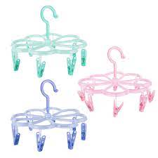 Сушилка для белья подвесная с прищепками 8шт. пластик