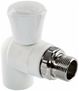 Кран шаровой для радиаторов угловой 1v 25x3/4" ТЕВО(_5_)