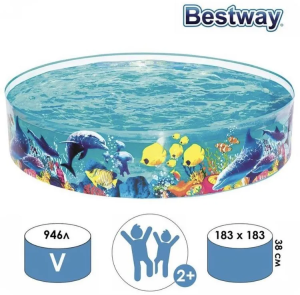 Бассейн детский 183x38см Fill 'N Fun Odyssey (55030)
