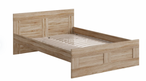 Кровать двойная СИРИУС 140х200 сонома RU