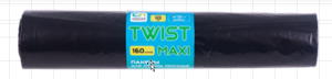 Мешок для мусора в рулоне TWIST MAXI 160л (780*1120*0,060мм) особо прочные (5рул/уп)