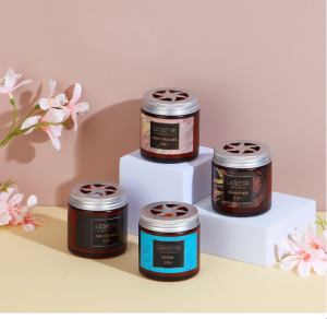 Ароматизатор для дома и авто, 110 гр. LADECOR океан, медовый персик, османтус, одеколон(__)