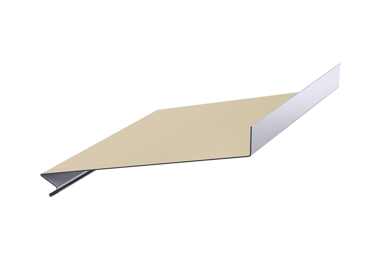 Планка отлива 240х30х2000 (ПЭ-01-8017-0.45) шок-корич