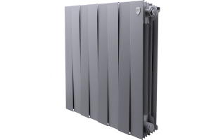 Радиатор биметаллические Royal Thermo PianoForte 500/Silver Satin - 8 секц. (Вт 180)(_1_)