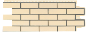 Панель фасадная Клинкерный кирпич Design бежевый 968*390мм (шов RAL 7006) (10)