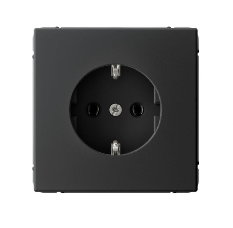 Карбон розетка ArtGallery 16А с заземл. механизм SE GAL001043 (10)