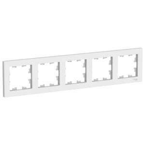 Белый Рамка 5 мест AtlasDesign (5)
