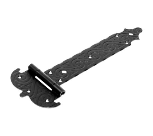 Петля-стрела фигурная Домарт ПС-300 мод.4 кованая ЯРОСЛАВЛЬ, черный