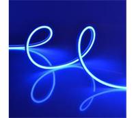 Гибкая светодиод лента ULS-N01-2835-120LED/m-6mm-IP67-DC12V-9W/m-5M-BLUE NEON.(_5_)