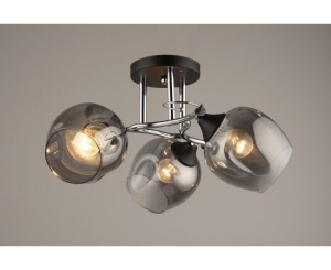 Люстра 3308/3 BK+CR (6)  (RL)