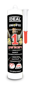 Клей монтажный (для плинтусов) УноФикс Соло-250 (12)