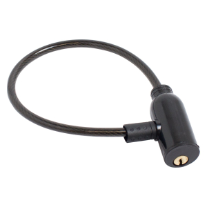 Замок велосипедный тросовый СТАНДАРТ ВС-Т6 (350 мм) черный (200,100)