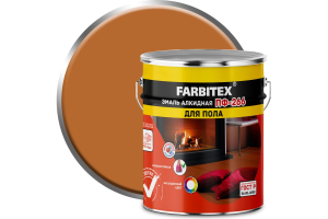 Эмаль для пола ПФ-266 светлый орех 5 кг Farbitex Глянц (4)