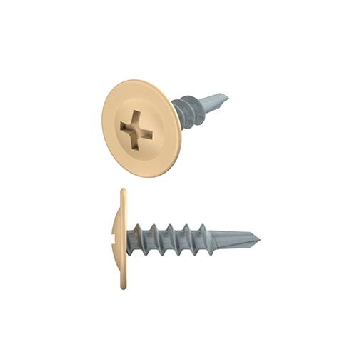 Саморез СММ 4,2*19 сверло RAL 1014 слоновая кость (250 шт) - коробка/40
