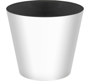 Кашпо "Rosemary" D200мм 4,0л дренаж.вставка Белый (12) 221600129/01