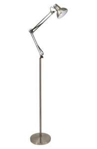 Торшер Е27, 60Вт. МТ2003 Никель/античная латунь (_4_)