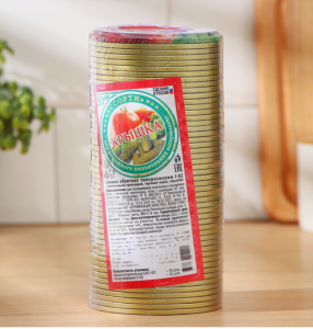 Крышка металлическая лакированная СКО 1-82 "Ассорти" (1 упак.=50 шт.) 832824