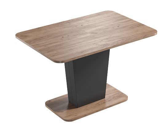 Стол Спейс-3 дуб крафт табак/чёрный