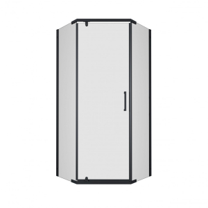 Душевая шторка Дека-Блэк, 90х90, пятиуг., (2 места)