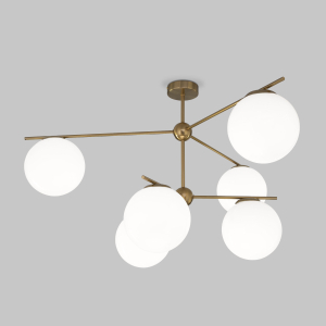 Потолочный светильник 60147/6 латунь (11м2)