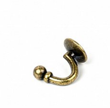 Крючок д/штор СР-604-24 золото антик