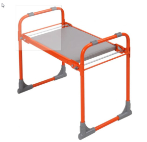 Скамейка садовая СКМ (СКМ/О оранжевый) с мягким сиденьем