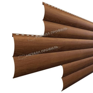 Сайдинг Woodstock-28х330 (ЭС-01-Мореный дуб-0,5) 3м (полн.шир. 0,356)(10) (1 шт=1,068м2)