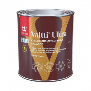 Краска для деревянных фасадов VALTTI ULTRA С мат 0,9л (6)